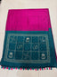 Khadi cotton saree with handwork - view 1