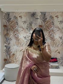 Banarasi Tissue saree - view 12