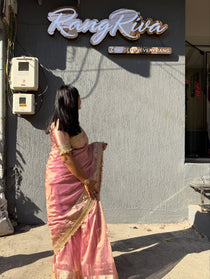 Banarasi Tissue saree - view 15