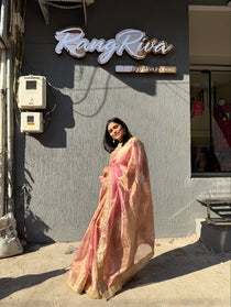Banarasi Tissue saree - view 17