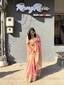 Banarasi Tissue saree - view 19