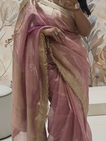 Banarasi Tissue saree - view 5