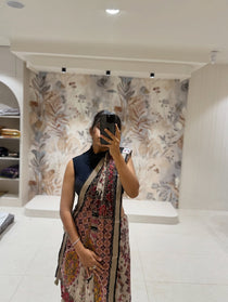 Mal Cotton saree with Aari Work - view 2