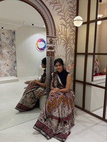 Mal Cotton saree with Aari Work - view 6
