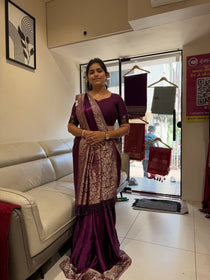 Pure Gaji Silk saree - view 3