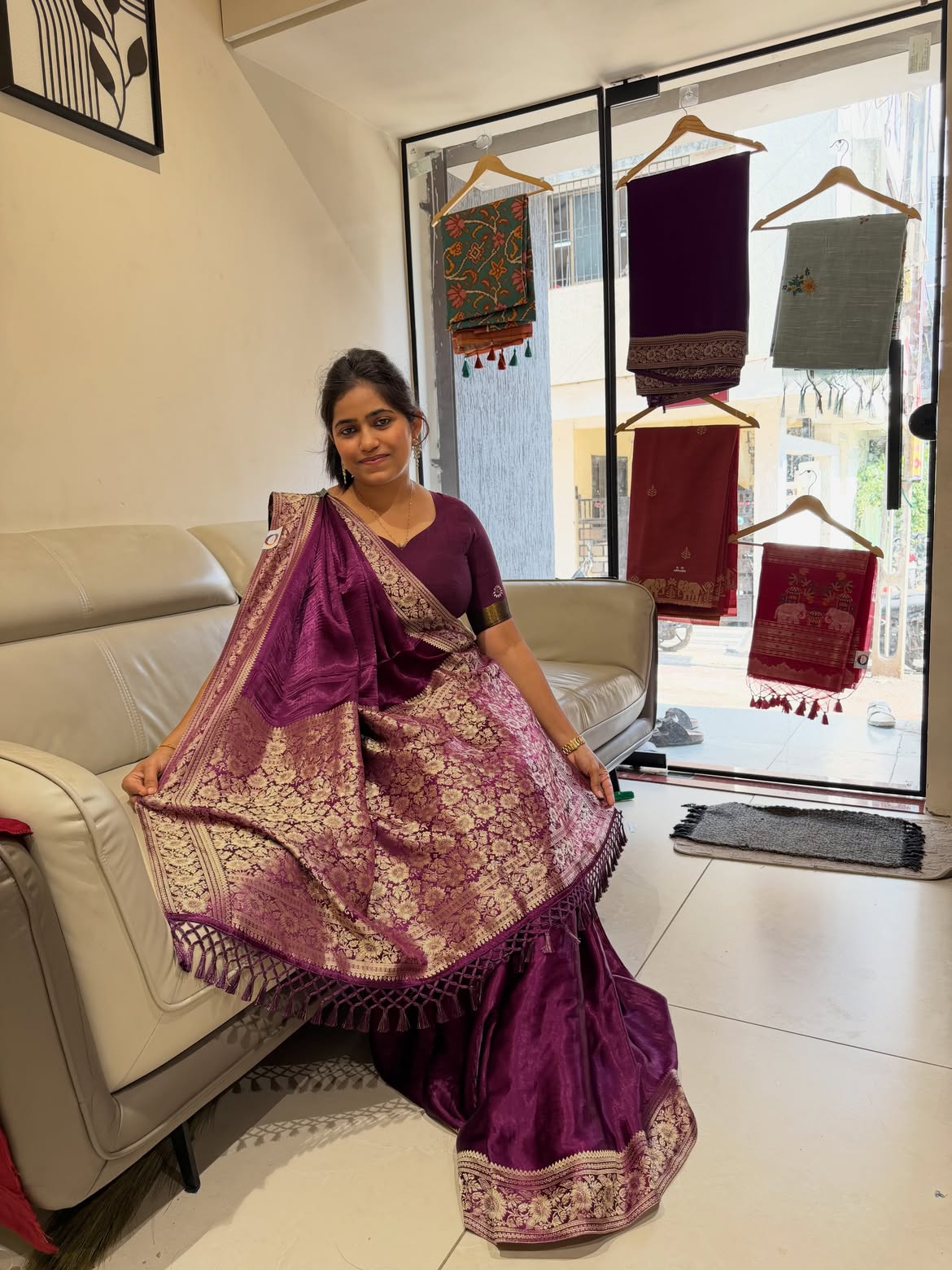 Pure Gaji Silk saree - view 4