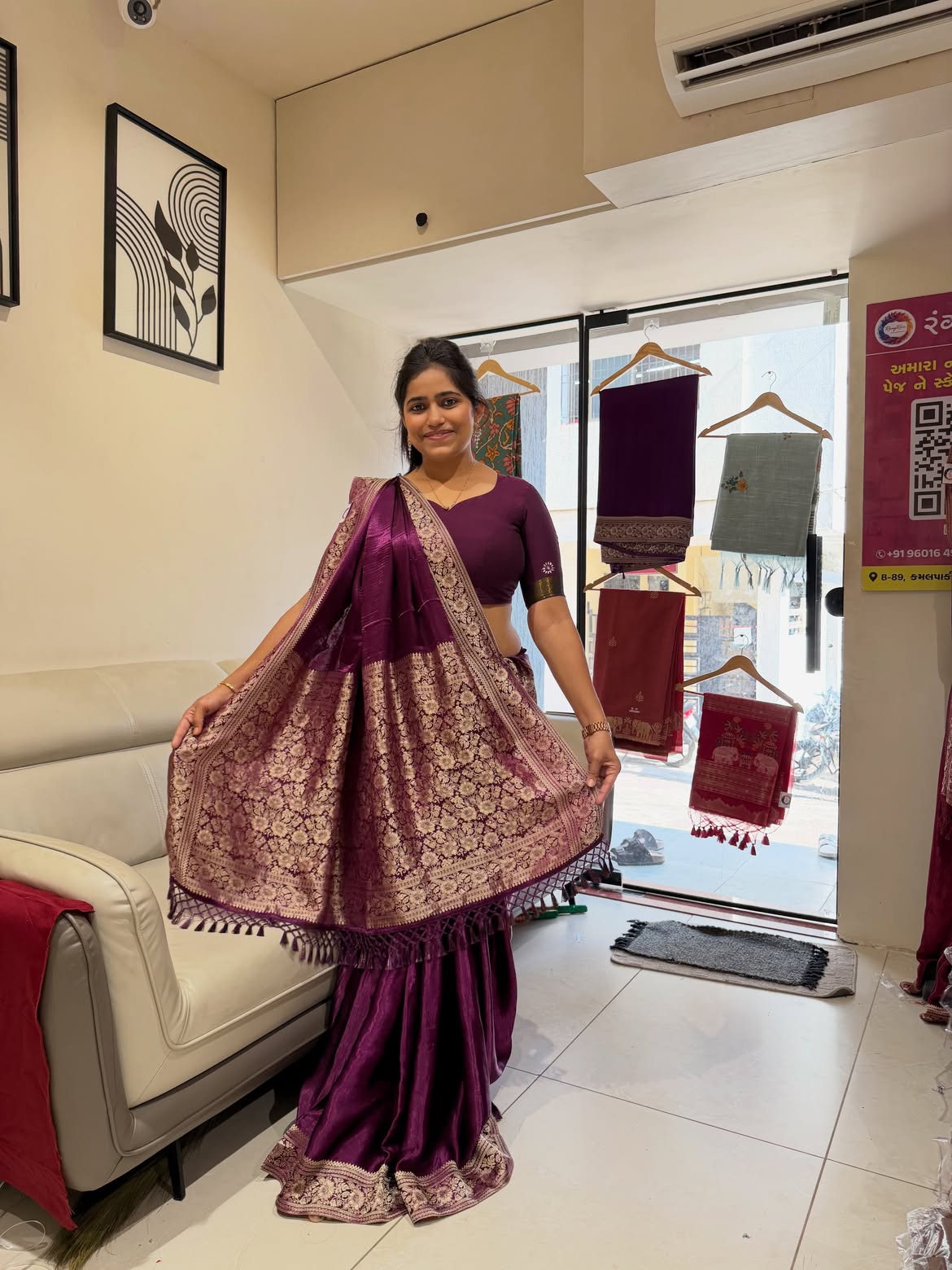 Pure Gaji Silk saree - view 9