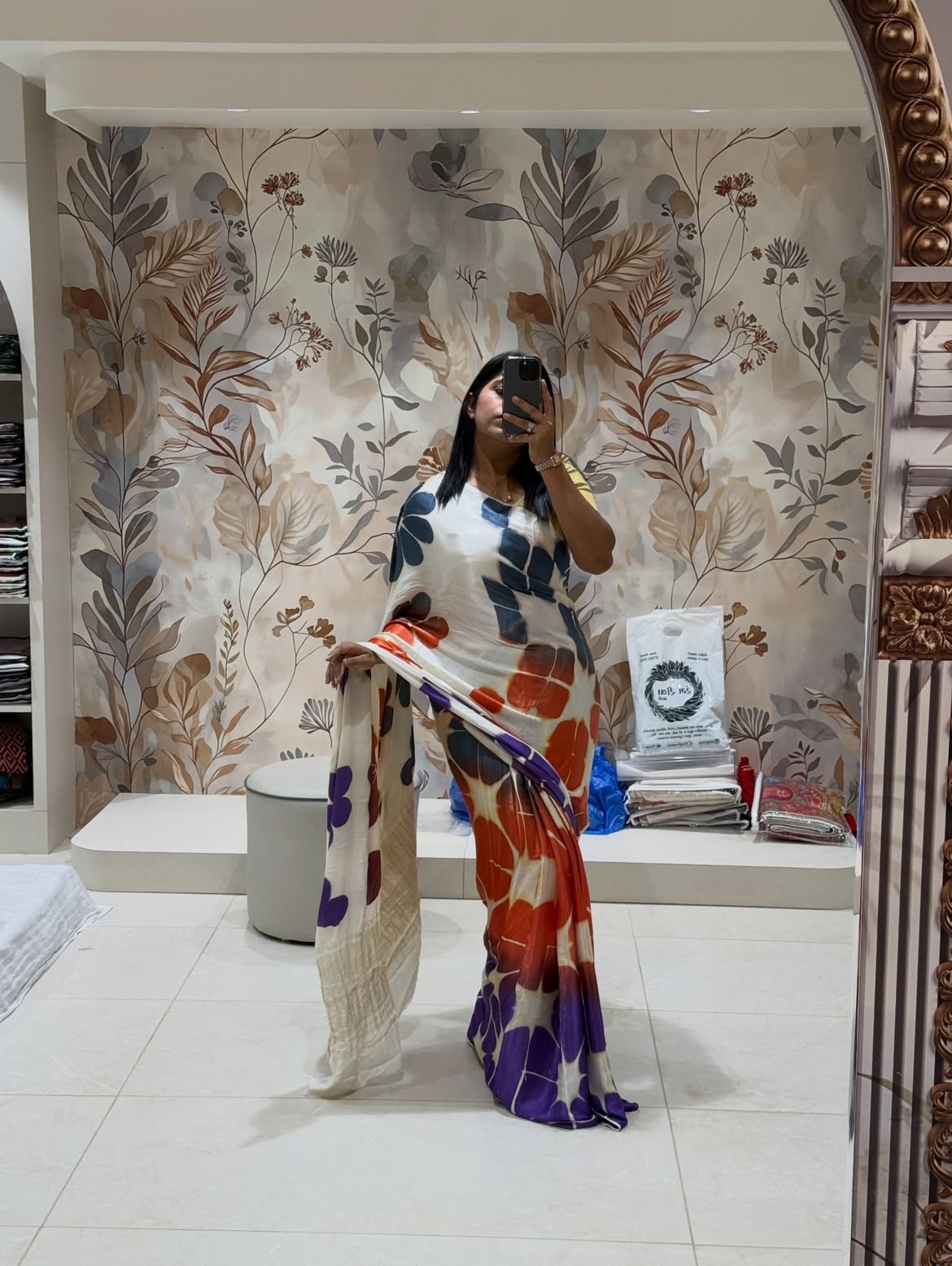 Pure Modal Silk saree - view 10