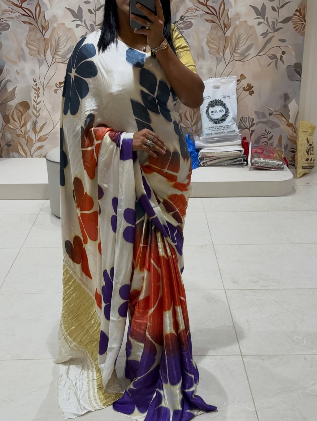 Pure Modal Silk saree - view 13