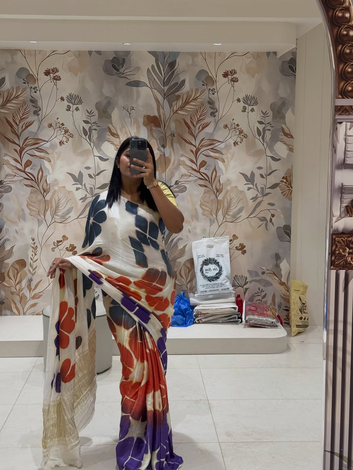 Pure Modal Silk saree - view 16