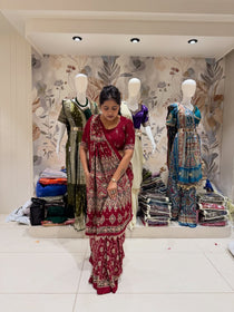 Soft rayon cotton saree with blouse - view 10