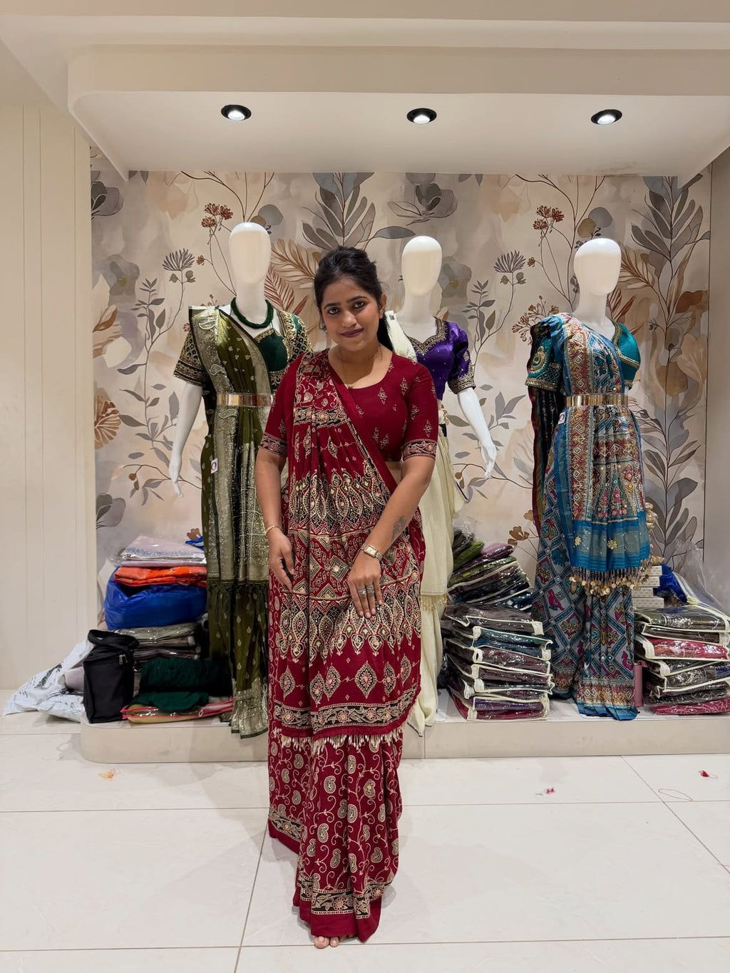 Soft rayon cotton saree with blouse - view 13