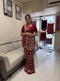 Soft rayon cotton saree with blouse - view 7