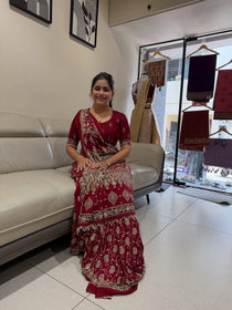 Soft rayon cotton saree with blouse - view 9