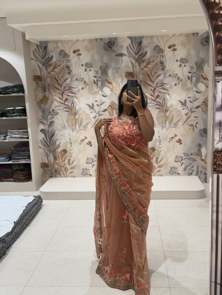 Soft Tissue Silk saree - view 1