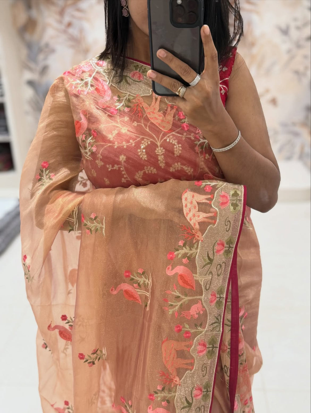 Soft Tissue Silk saree - view 15